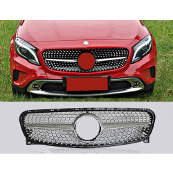 Купити Передня решітка Diamond Silver (2014-2016) для Mercedes GLA X156 рр