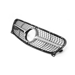 Купити Передня решітка Diamond Silver (2014-2016) для Mercedes GLA X156 рр