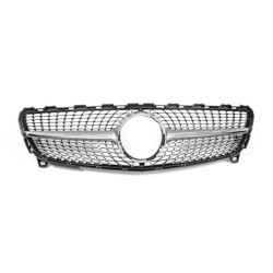 Купити Передня решітка Diamond SIlver (2015-2018) для Mercedes A-сlass W176 рр