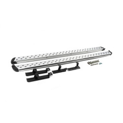 Купить Боковые пороги оригинал V2 (2 шт, алюм) для Volkswagen Tiguan 2007-2016 гг