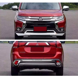 Купити Передня і задня накладки (2 шт., 2015-2018) для Mitsubishi Outlander рр