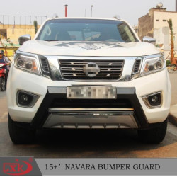 Купить Диффузор на передний бампер (пластик) для Nissan Navara/NP300 2016- гг