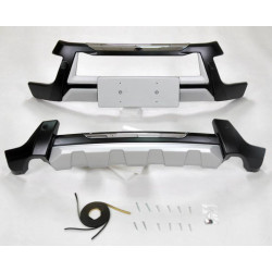 Купить Передняя и задняя накладки (2 шт) для Isuzu MU-X 2013- гг