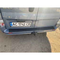 Купити Накладка на задній бампер DDU (ABS) для Renault Trafic 2001-2015 рр
