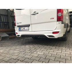 Купить Накладка на задний бампер V2 (под покраску) для Volkswagen Crafter 2006-2016 гг