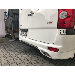Купить Накладка на задний бампер V2 (под покраску) для Volkswagen Crafter 2006-2016 гг
