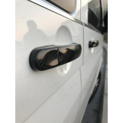 Купити Накладки на ручки (натуральний карбон) 4 ручки для Volkswagen Touran 2010-2015 рр