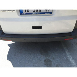 Купити Накладка на задній бампер з загином (Карбон) для Volkswagen T5 2010-2015 рр