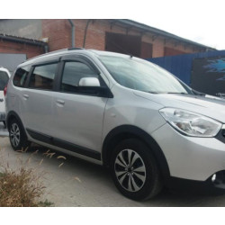 Купить Накладки на арки (4 шт, черные) для Renault Lodgy 2013-2022 гг