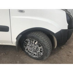 Купити Накладки на арки (4 шт, чорні) для Fiat Doblo I 2005-2010 рр
