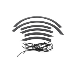 Купити Накладки на арки (6 шт, чорні) для Ford Custom 2013-2022 рр