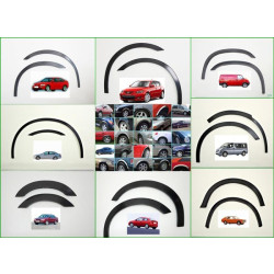 Купить Накладки на арки (4 шт, черные) для Mercedes S-сlass W126