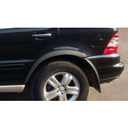 Купить Накладки на арки (4 шт, черный металл) для Mercedes ML W163