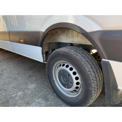 Купити Накладки на арки вузькі (4 шт, чорні) для Volkswagen Crafter 2006-2016 рр