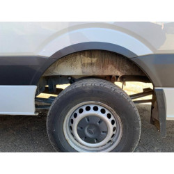 Купити Накладки на арки вузькі (4 шт, чорні) для Volkswagen Crafter 2006-2016 рр