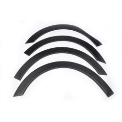 Купить Накладки на арки (4 шт, черные) 2012-2019, металлические для Renault Kangoo