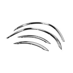 Купить Накладки на арки (4 шт, нерж) для Mercedes C-class W203 2000-2007 гг