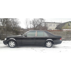 Купить Накладки на арки (4 шт, нерж) для Mercedes S-сlass W140