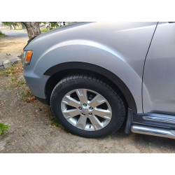 Купити Накладки на арки (4 шт, чорні) для Mitsubishi Outlander 2006-2012 рр