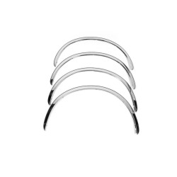 Купити Накладки на арки (4 шт, нерж) для Nissan Micra K12 2003-2010 рр