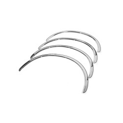 Купити Накладки на арки (4 шт, нерж) для Nissan Micra K12 2003-2010 рр