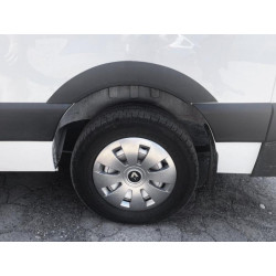 Купити Накладки на арки (2011-2019, 4 шт, чорні, ABS) для Renault Master рр