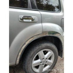 Купити Накладки на арки (4 шт, нерж) для Nissan X-trail T30 2002-2007рр