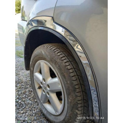 Купити Накладки на арки (4 шт, нерж) для Nissan X-trail T30 2002-2007рр