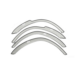 Купити Накладки на арки (4 шт, чорні) для Nissan X-trail T30 2002-2007рр