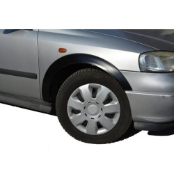 Купити Накладки на арки (SD/HB) (4 шт, чорні) для Opel Astra G classic 1998-2012 рр