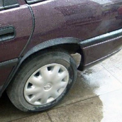 Купить Накладки на арки (4 шт, черные) для Opel Vectra A 1987-1995 гг