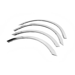 Купити Накладки на арки (2004-2008, 4 шт, нерж) для Peugeot 407