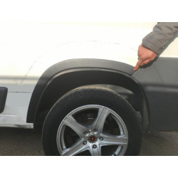 Купить Накладки на арки (4 шт, черные) Металлические для Peugeot Boxer 2006-2025 гг