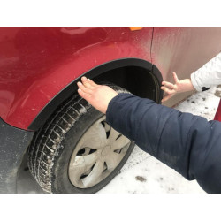 Купити Накладки на арки (6 шт, чорні) ABS пластик для Volkswagen T5 Transporter 2003-2010 рр