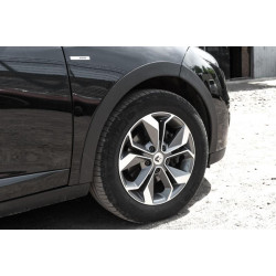 Купить Накладки на арки (8 шт, черные) SW, металл для Renault Megane III 2009-2016 гг