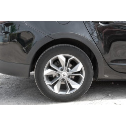 Купить Накладки на арки (8 шт, черные) SW, металл для Renault Megane III 2009-2016 гг