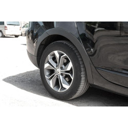 Купить Накладки на арки (8 шт, черные) SW, металл для Renault Megane III 2009-2016 гг