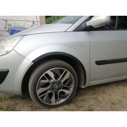 Купити Накладки на арки (4 шт, чорні) для Renault Scenic/Grand 2003-2009 рр
