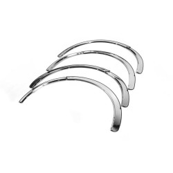 Купить Накладки на арки (4 шт, нерж) для Toyota Yaris 2006-2011 гг