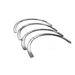 Купить Накладки на арки (4 шт, нерж) для Toyota Yaris 2006-2011 гг