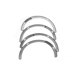 Купить Накладки на арки (4 шт, нерж) для Toyota Yaris 2006-2011 гг