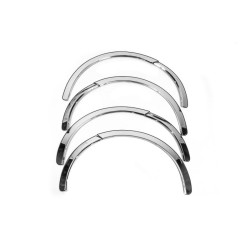 Купить Накладки на арки (4 шт, нерж) для Toyota Yaris 2006-2011 гг