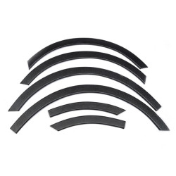 Купити Накладки на арки (чорний мат) Коротка база, 1 бічна (пластик) для Volkswagen Caddy 2010-2015 рр