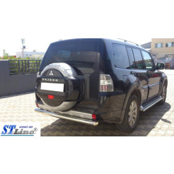 Купити Задня дуга AK002 (нерж.) для Mitsubishi Pajero Wagon III