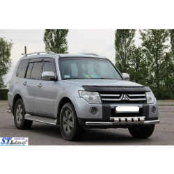Купити Передній захист ST015 (нерж.) для Mitsubishi Pajero Wagon III