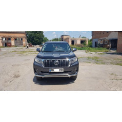 Купити Передній захист ST014 (нерж) 60/60 мм для Toyota Land Cruiser Prado 150