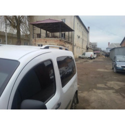 Купить Рейлинги Skyport (серый мат) Макси база для Renault Kangoo 2008-2020 гг