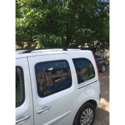 Купити Рейлінги чорні Максі база, Пластикові ніжки для Renault Kangoo 2008-2020 рр