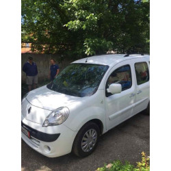 Купити Рейлінги чорні Максі база, Пластикові ніжки для Renault Kangoo 2008-2020 рр