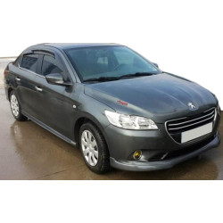 Купить Боковые пороги 2012-2017 (под покраску) для Peugeot 301